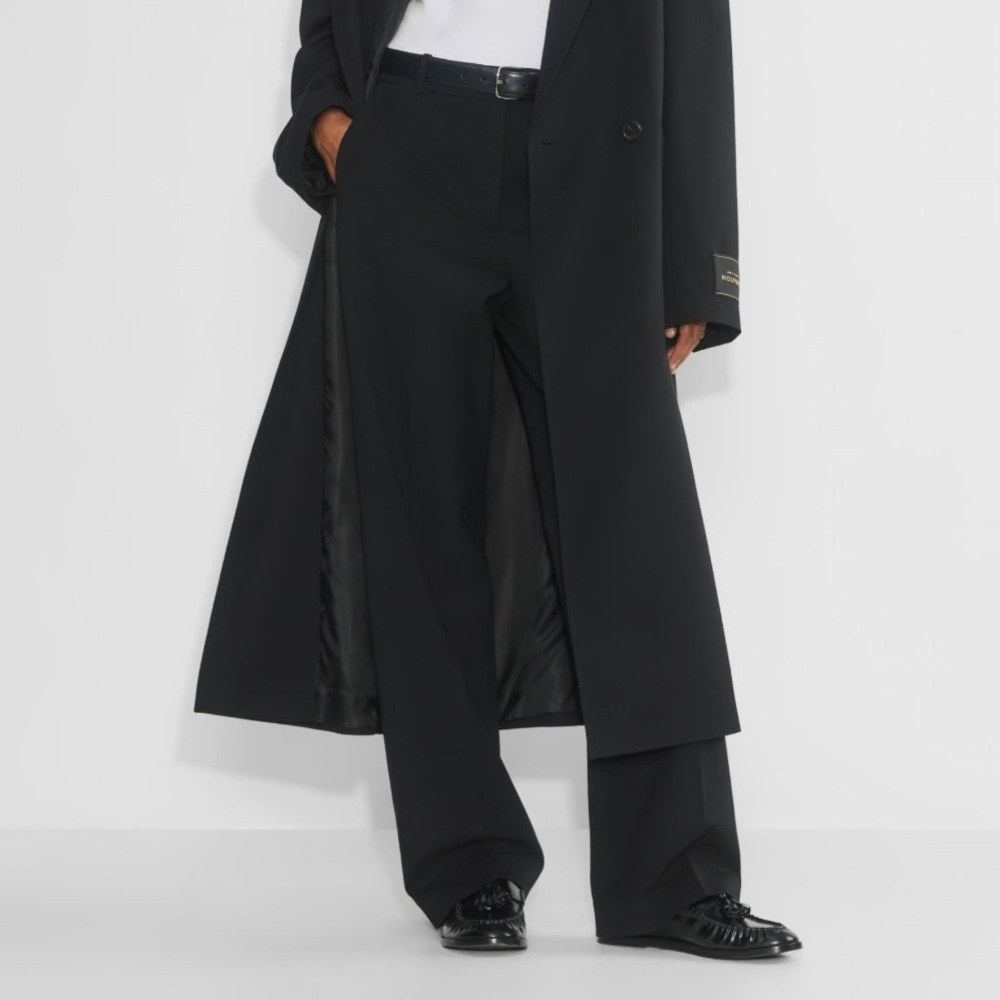 Aritzia Babaton Agency Pant - City Wool in Black